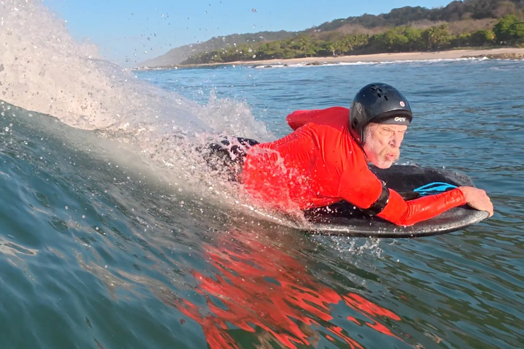 Older bodyboarder