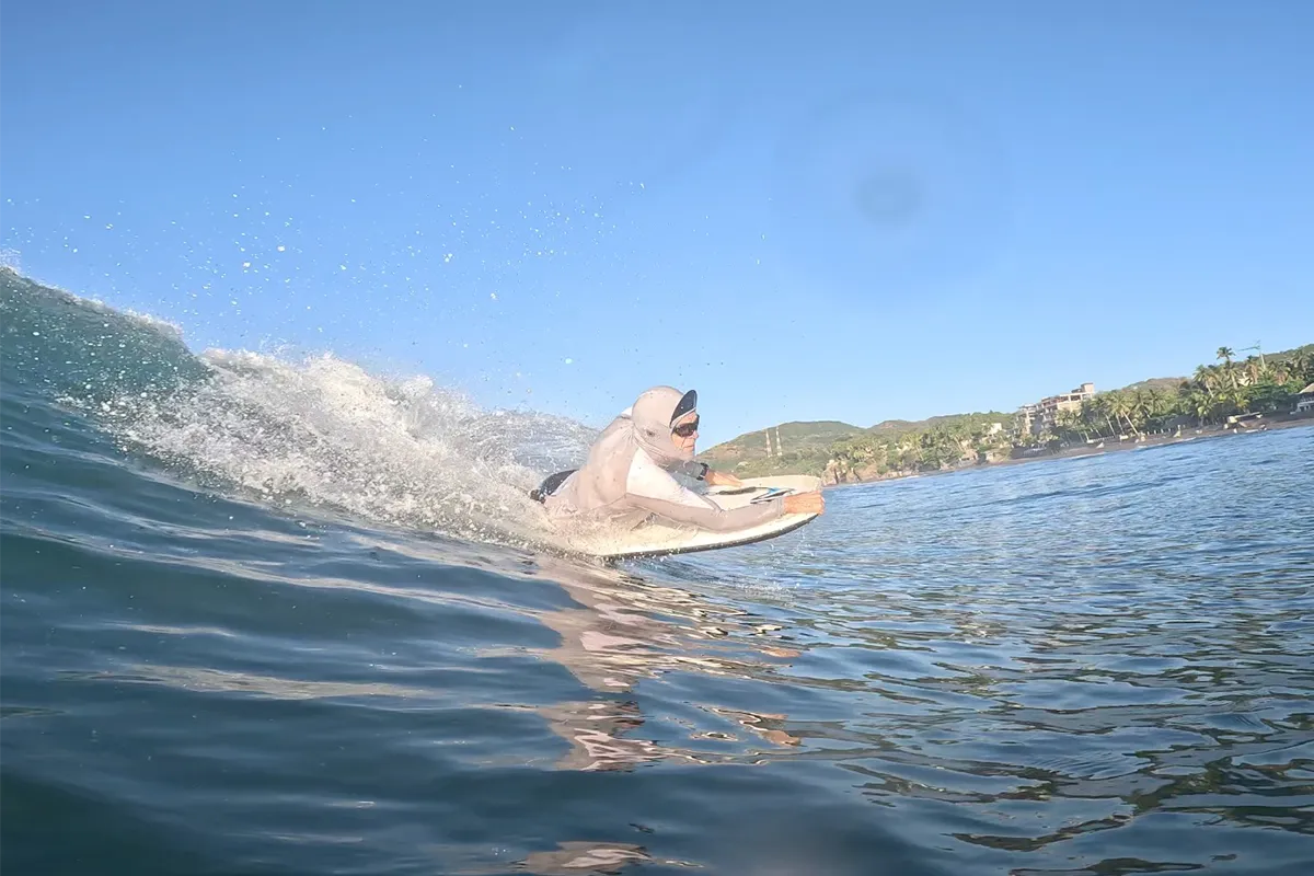 Thomas bodyboard improvements from video coaching 2