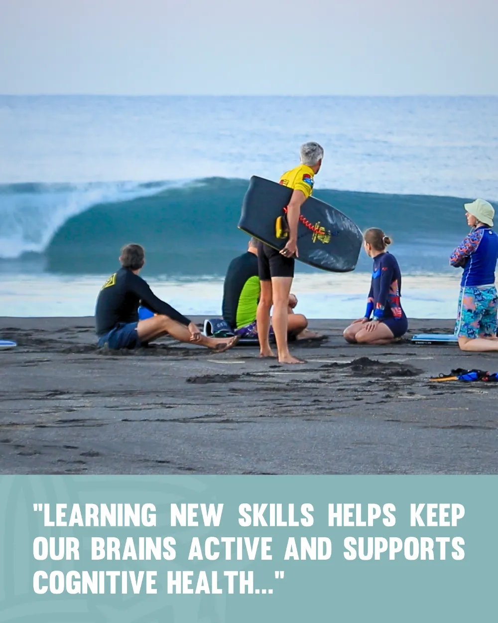 Bodyboard for mental health