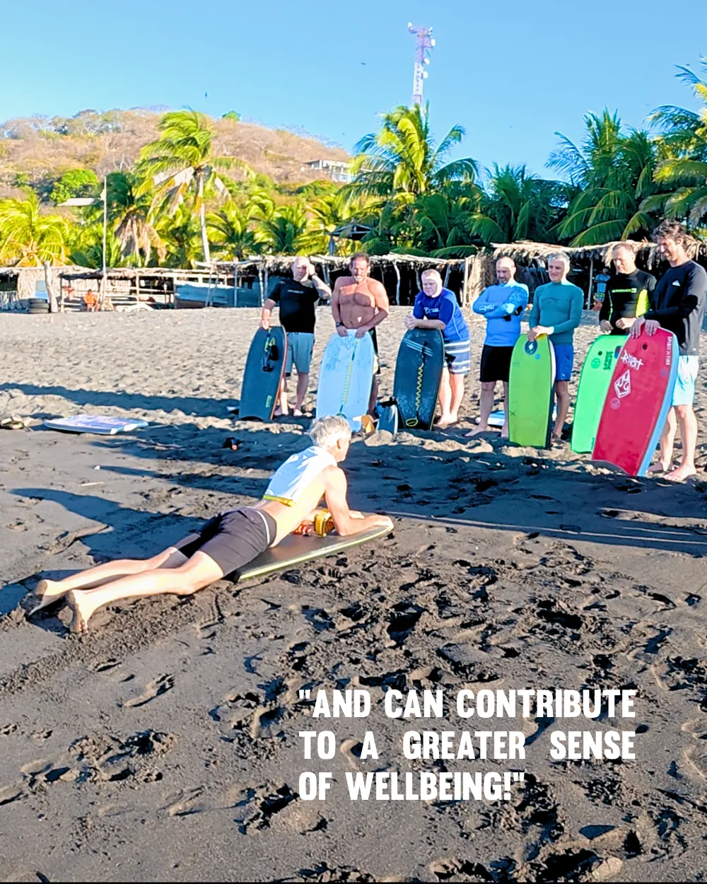 Bodyboard for mental health