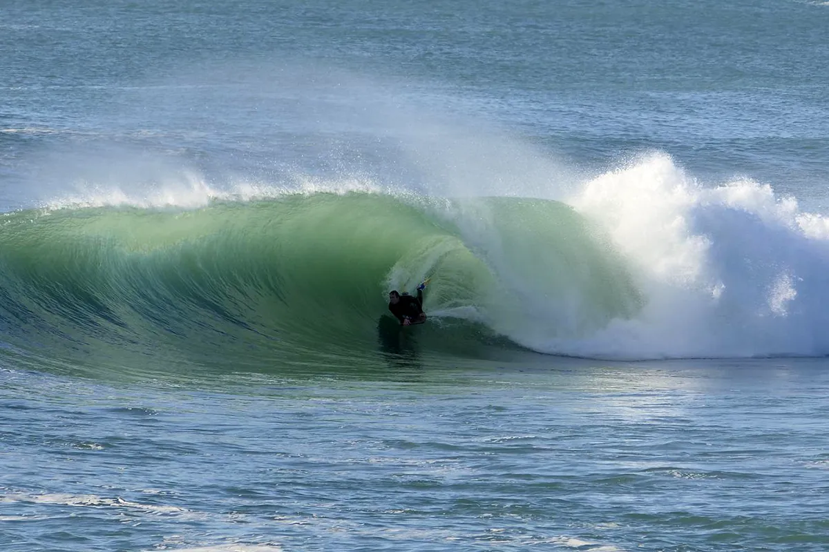 Damian Prisk bodyboarding