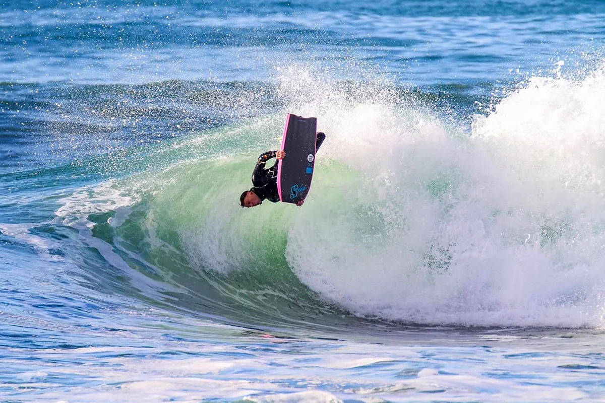 Damian Prisk bodyboarding