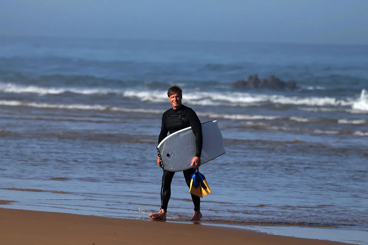 Damian Prisk bodyboarding