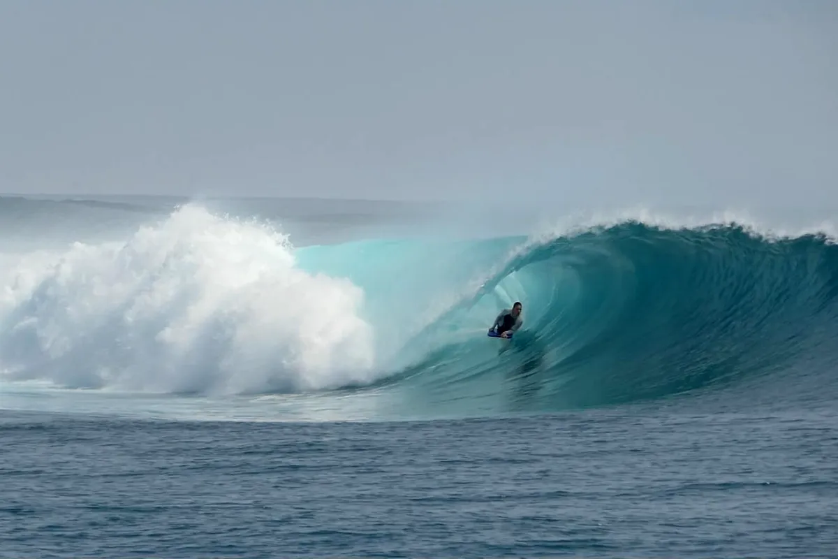 Damian Prisk bodyboarding