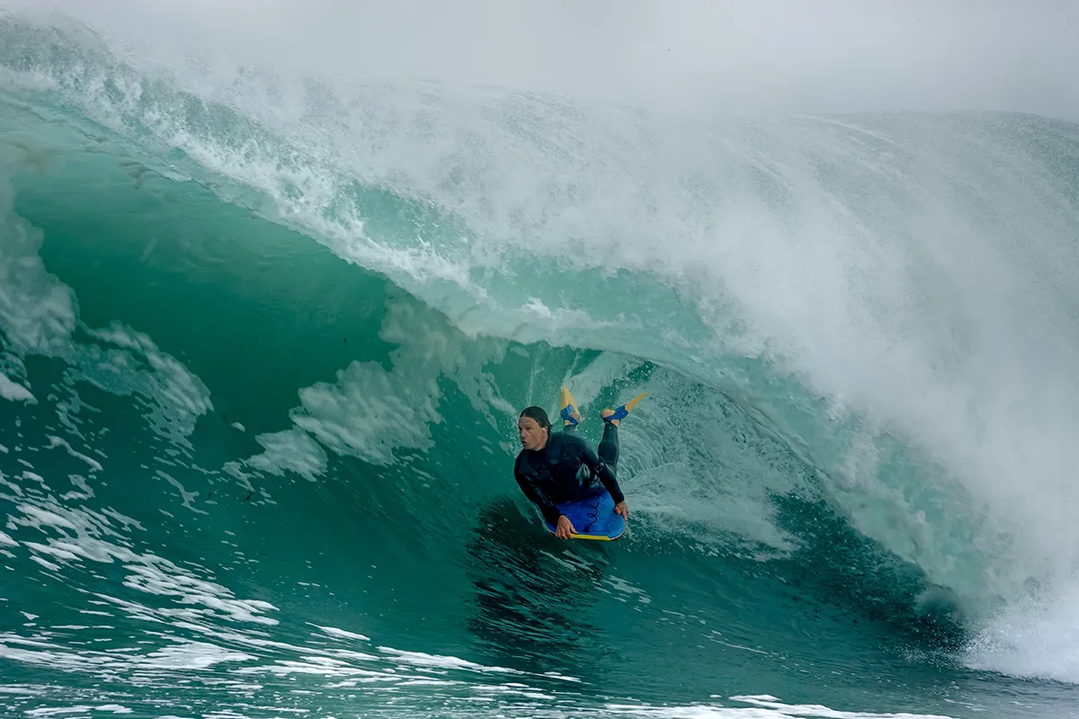 Damian Prisk bodyboarding