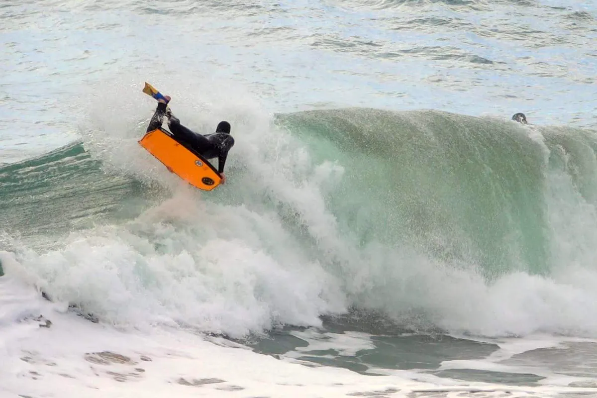 Damian Prisk bodyboarding
