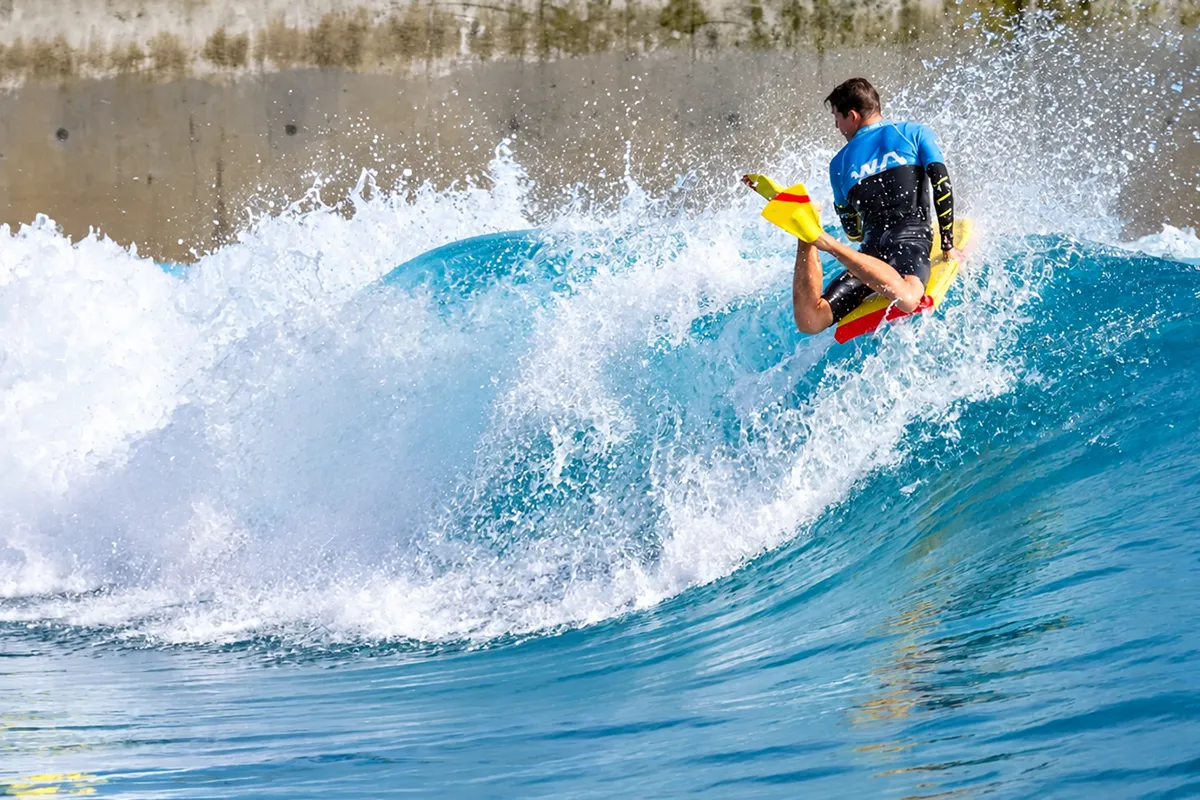 Dave Hubbard at The Wave Bodyboard Weekend