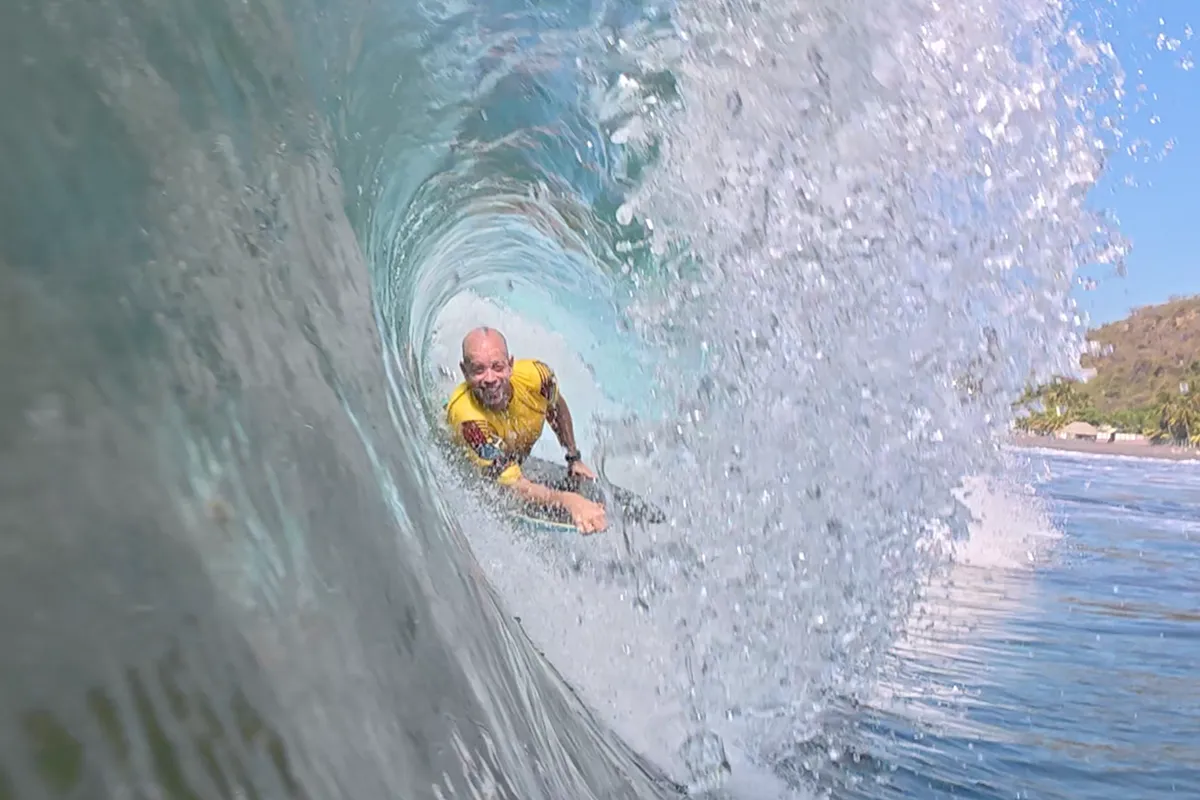 Joao bodyboarding n Costa Rica
